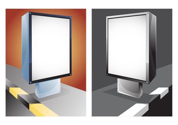 Billboards Graphics - vector gratuit #162327